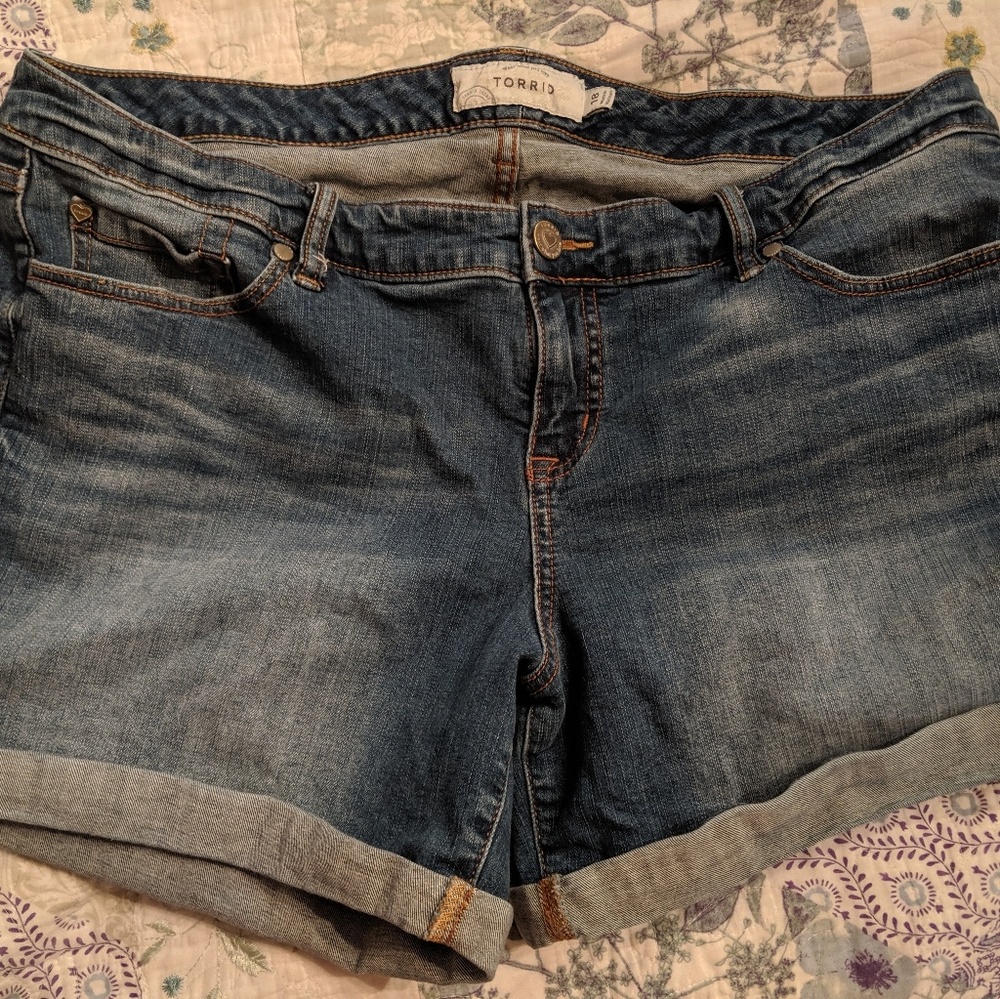 Torrid Jean size 18 shorts